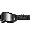 Gafas Infantiles 100% Strata 2 Junior Black / Silver Mirror Lens