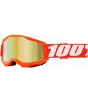 Gafas Infantiles 100% Strata 2 Junior Orange / Gold Mirror Lens