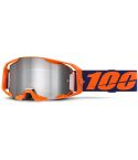 Gafas 100% Armatic Neon Orange - Mirror Silver Flash Lens