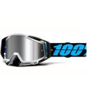 Gafas 100% The Racecraft Plus (+) Daffed- Injected Silver Flash Mirror Lens