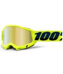 Gafas 100% Accuri 2 Fluo Yellow - Gold Mirror Lens
