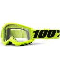 Gafas 100% Strata 2 Fluo Yellow / Clear Lens