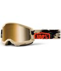 Gafas 100% Strata 2 Kombat / True Gold Mirror Lens