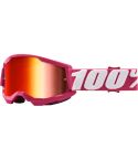 Gafas Infantiles 100% Strata 2 Junior Pink Fletcher / Red Mirror Lens