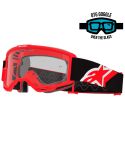 Gafas Alpinestars Vision OTG Red Black White - Clear Lens