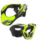 Collarín Niño Alpinestars Youth Neck Support Black / Yellow Fluo