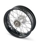 Rear rim black 5x17"