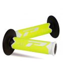 Puños PROGRIP MX Soft Touch Triple Density 788 White Yellow Fluo Black