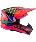 Casco Alpinestars Supertech M10 Monster Deegan Orange / Purple / Pink
