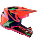Casco Niño Alpinestars SM3 Deegan Orange Fluo / Purple / Pink Fluo Glossy
