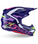 Casco Alpinestars S-M7 Deed Purple Pink Glossy 2026