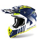 Casco Airoh Aviator Ace Nemesi Blue Gloss