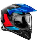 Casco Airoh Bandit Tune Blue / Red Gloss