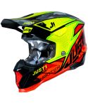 Casco JUST1 J40 Shooter Camo Red / Black / Yellow 22-06