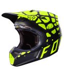 Casco Fox V3 Grav Black / Yellow Matte Finish