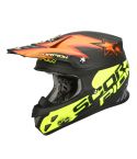 Casco Scorpion VX-20 Air Magnus Black / Neon Orange Yellow Matt