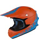 Casco Scott 350 Pro Race Orange Blue
