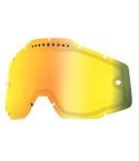 Lente Doble Espejo Ventilado 100% Gold Racecraft / Accuri / Strata