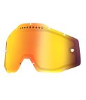 Lente Doble Espejo Ventilado 100% Red Mirror Racecraft / Accuri / Strata