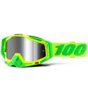 Gafas 100% The Racecraft Plus (+) Sour- Injected Silver Flash Mirror Lens
