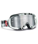 Gafas Scott Hustle Mx Tiger Black White / Silver Chrome Works