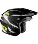 Casco Jet Hebo Zone 5 Pursuit Black Lime