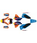 Kit de Adhesivos Red Bull GoPro KTM EXC / EXC-F 2008-2011 Negro
