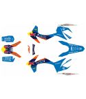 Kit de Adhesivos Red Bull GoPro KTM EXC / EXC-F 2012-2013 Blanco