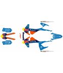 Kit de Adhesivos Red Bull GoPro KTM EXC / EXC-F 2017-2019 Blanco