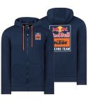 Sudadera Capucha Red Bull KTM Racing Team Brackprint Zip Hoodie Navy