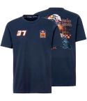 Camiseta Red Bull KTM Racing Team Pedro Acosta 37 Rider T-Shirt Navy
