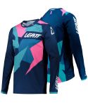 Camiseta Leatt Moto 4.5 Lite Blue / Pink