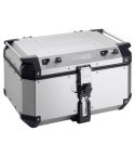 Maleta Topcase GIVI MONOKEY® TREKKER OUTBACK de aluminio natural, 58 L.