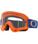 Gafas Oakley O-Frame MX Shockwave Orange / Blue - Clear Lens