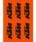 Pliego de Adhesivos KTM Logo