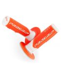 Puños PROGRIP MX Soft Touch Cross 801 White Orange Fluo
