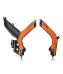 Protectores de Chasis Acerbis X-Grip KTM EXC/EXC-F 2020-2023 Negro / Naranja