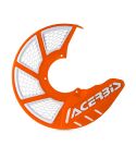 Protector Disco Delantero Acerbis X-Brake 2.0 Vented Naranja / Blanco