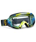 Gafas Scott Hustle MX Tangent Blue Green / Clear Works