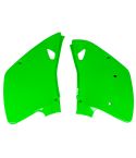 Tapas Laterales Traseras UFO Kawasaki KX 125/250 1992-1993 Verdes