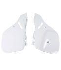 Tapas Laterales Traseras UFO Honda CR 125/250 R 2T 1988-1992 - CR 500 R 1989-2001 - CRE 500 1995-2000 Blancas