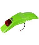 Guardabarros Trasero UFO con Luz Posición / Freno Kawasaki KDX 200 1995-2025
