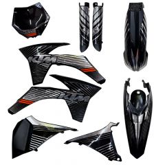 Kit de Plásticos Originales + Adhesivos Factory Silver KTM 125/150/250 2T 2011