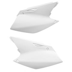 Tapas Laterales Traseras Acerbis Kawasaki KX 250 F 2004-2005 - SUZUKI RMZ 250 2004-2006 Blancas