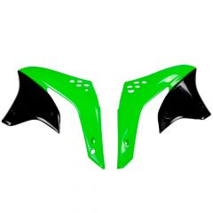 Tapas de Depósito Acerbis Kawasaki KXF 450 2006-2008 Verdes / Negras