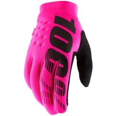 Guantes Invierno 100% Brisker Neon Pink