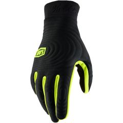 Guantes de Invierno 100% Brisker Xtreme Black / Fluo Yellow