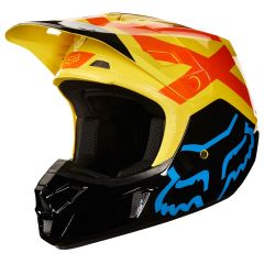 Casco FOX V2 Preme Black / Yellow