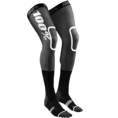 Calcetines Largos 100% REV Knee Brace Socks Black / White