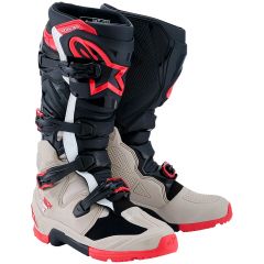 Botas Alpinestars Tech 7 Enduro Black / Light Gray / Bright Red 2026